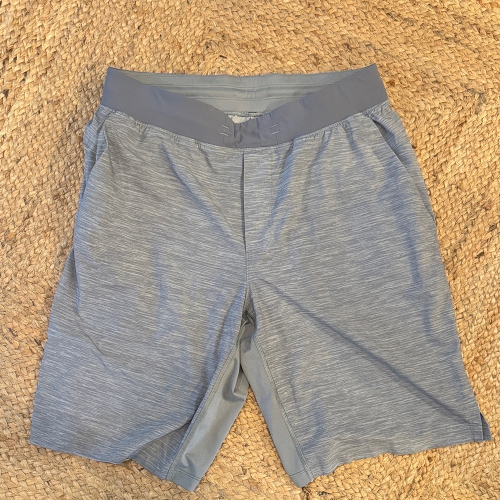 lululemon athletica Men's Heathered Gray Athletic Shorts